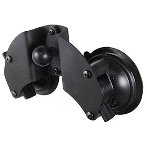 Dual Suction Cup Base with 1" Ball Base